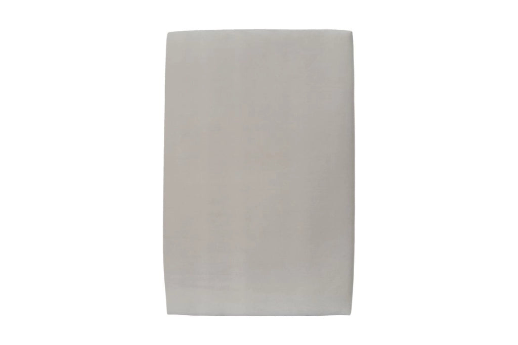 Testiera in tessuto in velluto grigio chiaro liscio L90 cm