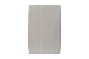 Testiera in tessuto in velluto grigio chiaro liscio L90 cm