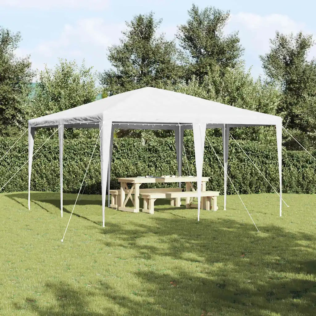 Tenda Party-Tenda da festa Bianco 400 x 400 x 266 cm Polietilene e Acciaio