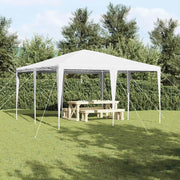 Tenda Party-Tenda da festa Bianco 400 x 400 x 266 cm Polietilene e Acciaio