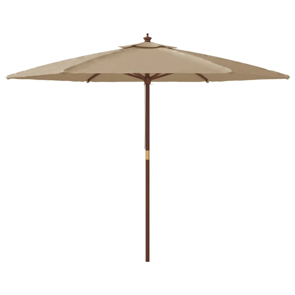 Ombrellone da giardino con palo in legno 299 x 240 cm tortora 02_0008359