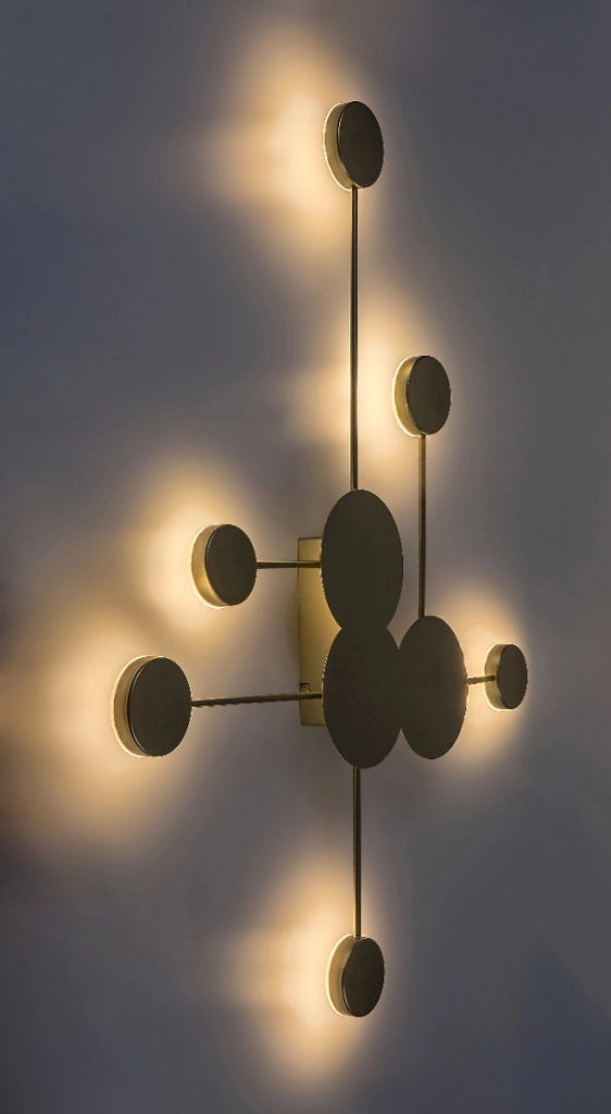 Applique moderna LED 21W 6 luci oro AMADEO 71276 Rabalux