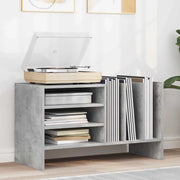 Mobile porta vinili Grigio cemento 78.5 x 35 x 45 cm