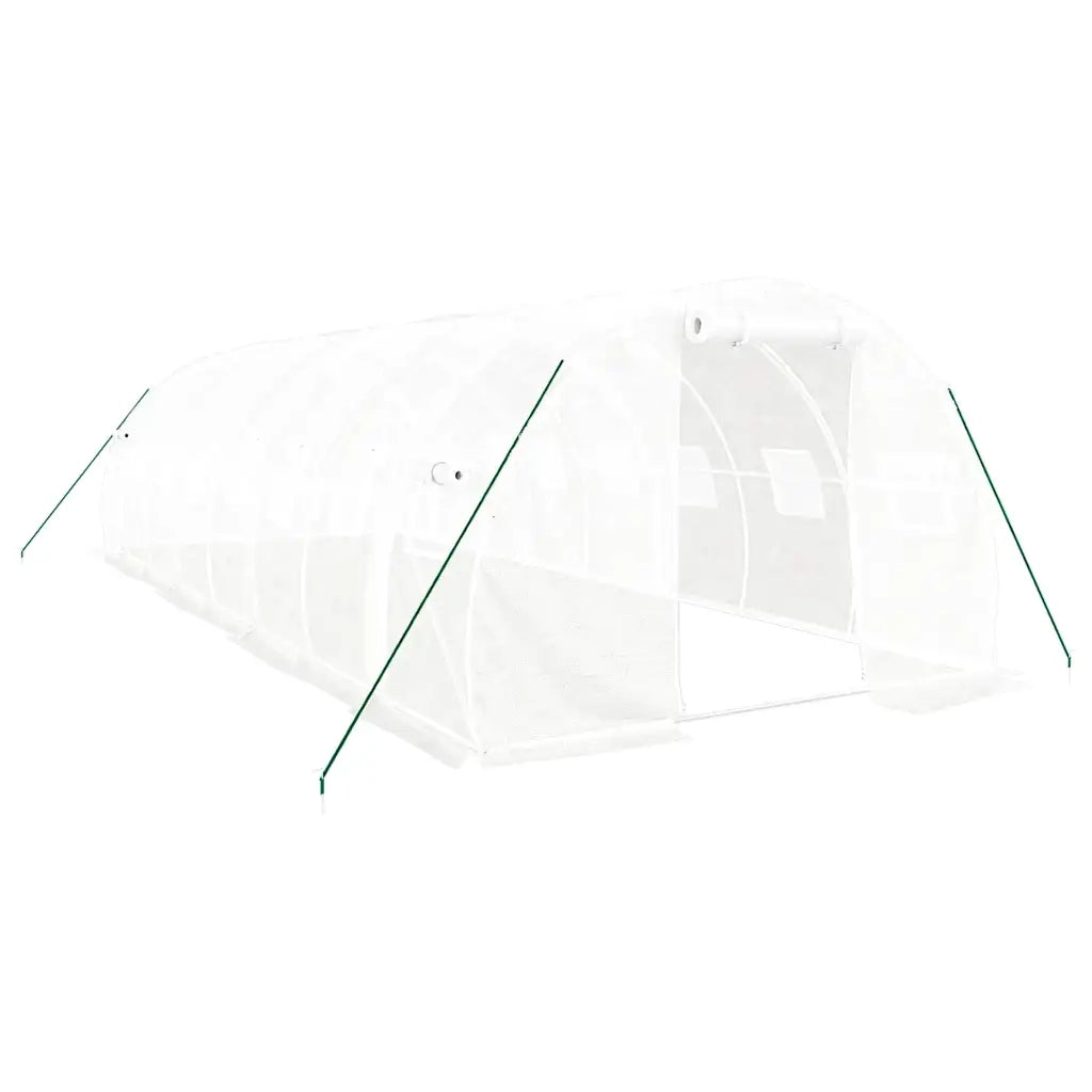 Serra con Telaio in Acciaio Bianco 24 mÂ² 8x3x2 mcod mxl 100716