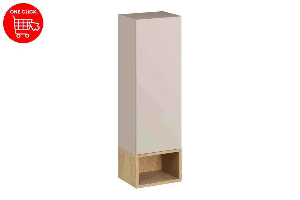 Set mobili bagno con półsłupkiem e regałem Dalia Cashmere 1401 x 1401 x 1401 cm
