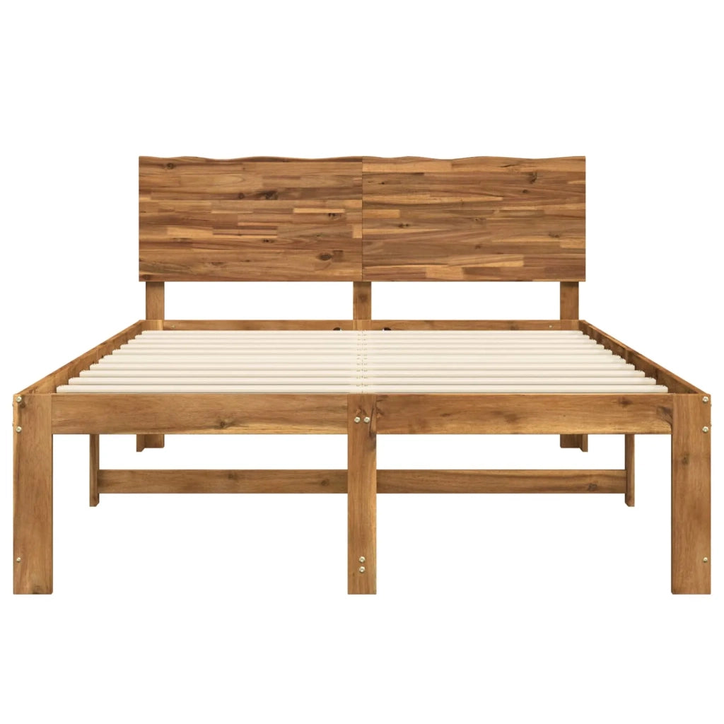 Letto matrimoniale con testiera ROSTOCK Naturale 120 x 190 cm 903402