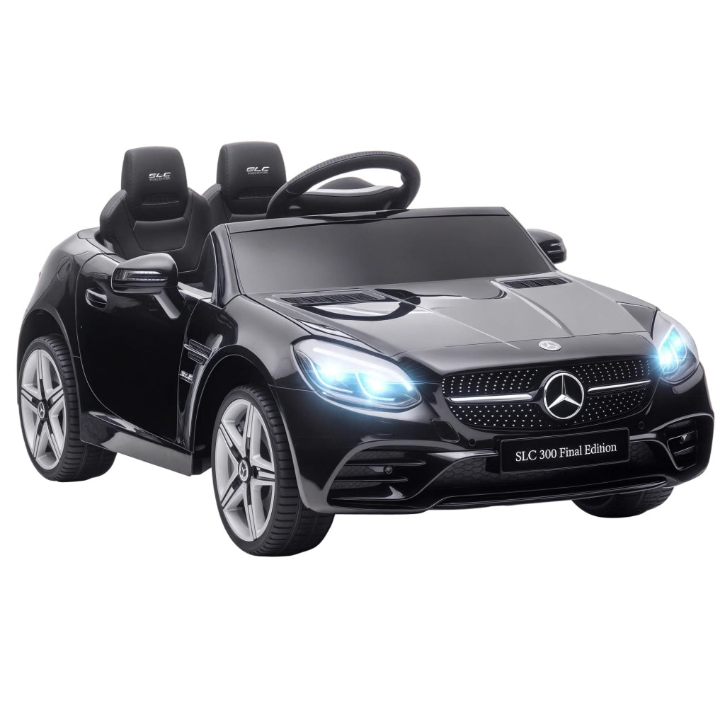 Auto elettrica per bambini Mercedes SLC 300 ¨C Xylo ¨C 12V nera con luci e suoni