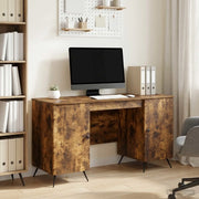 Scrivania Rovere Fumo 142,5 x 50 x 75 cm Legno ingegnerizzato 3414635