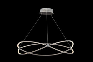 Lampada pendente Modern in Metallo Weave Nickel