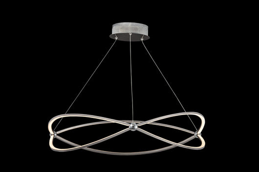 Lampada pendente Modern in Metallo Weave Nickel