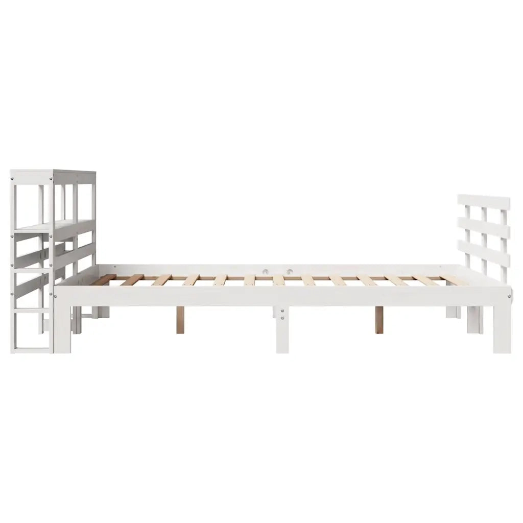 Giroletto con Testiera senza Materasso Bianco 140x200 cm 3306113