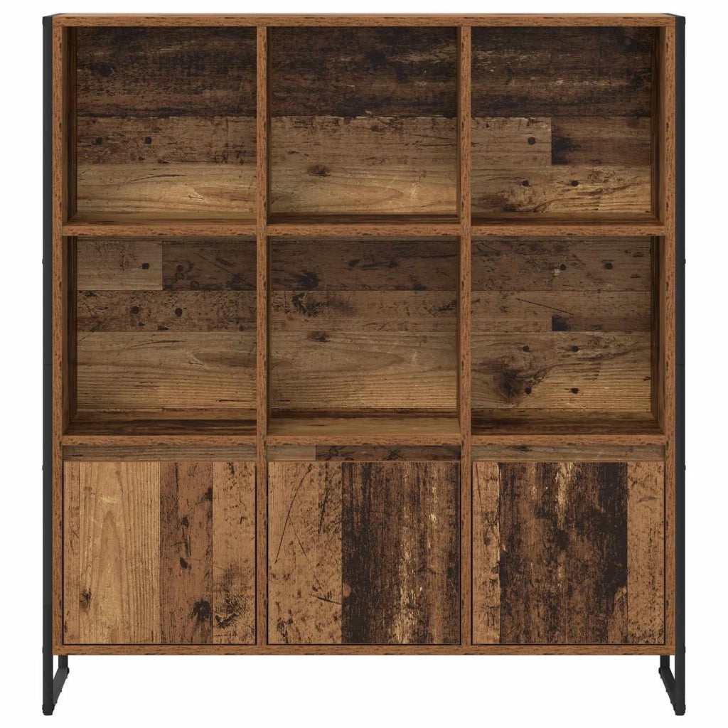 Armadio per Libri 2 pcs Legno vecchio 99,5 x 30 x 108 cm 3403026