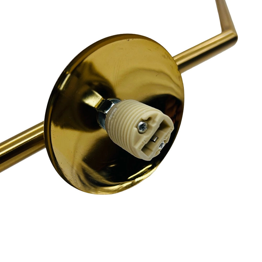 LAMPADARIO A SOSPENSIONE IN METALLO CON SFERA IN VETRO DA 15 CM CON ATTACCO PER LAMPADINE A LED G9