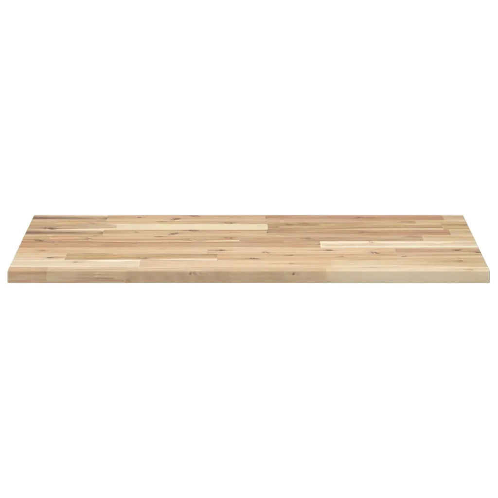 vidaXL Piano da Bagno Non Trattato 100x50x2cm Legno Massello di Acacia