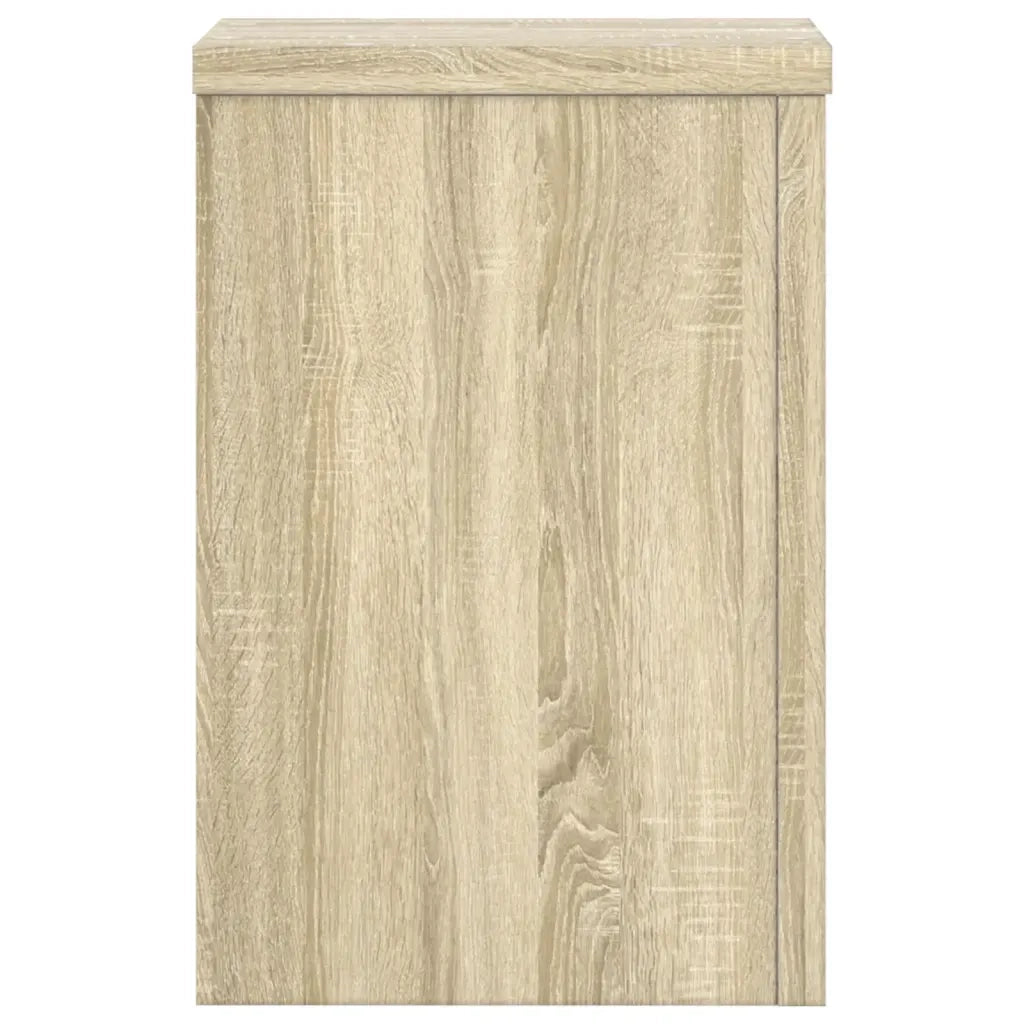 vidaXL Supporti per Piante 2 pz Rovere 25x25x35 cm in Multistrato