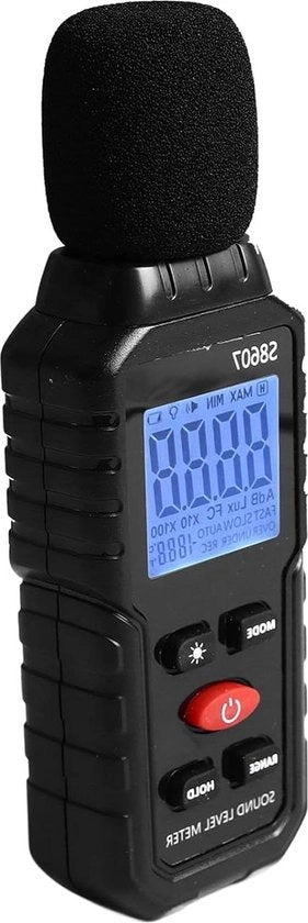 Misuratore del livello del suono digitale da 30 a 130 dB decibelometro - dispositivo di misura del rumore SPL.