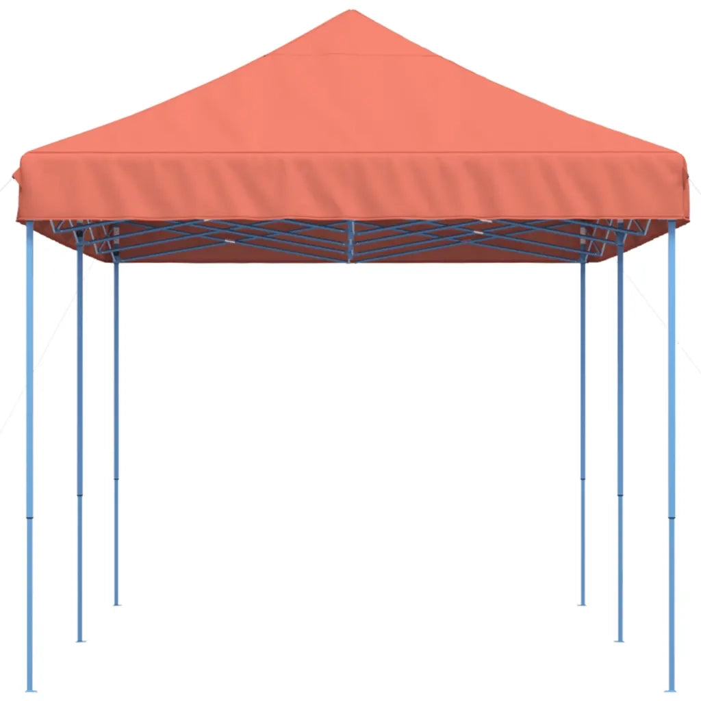 Tenda da Festa Pieghevole Pop-Up Terracotta 580x292x315 cm 4004941