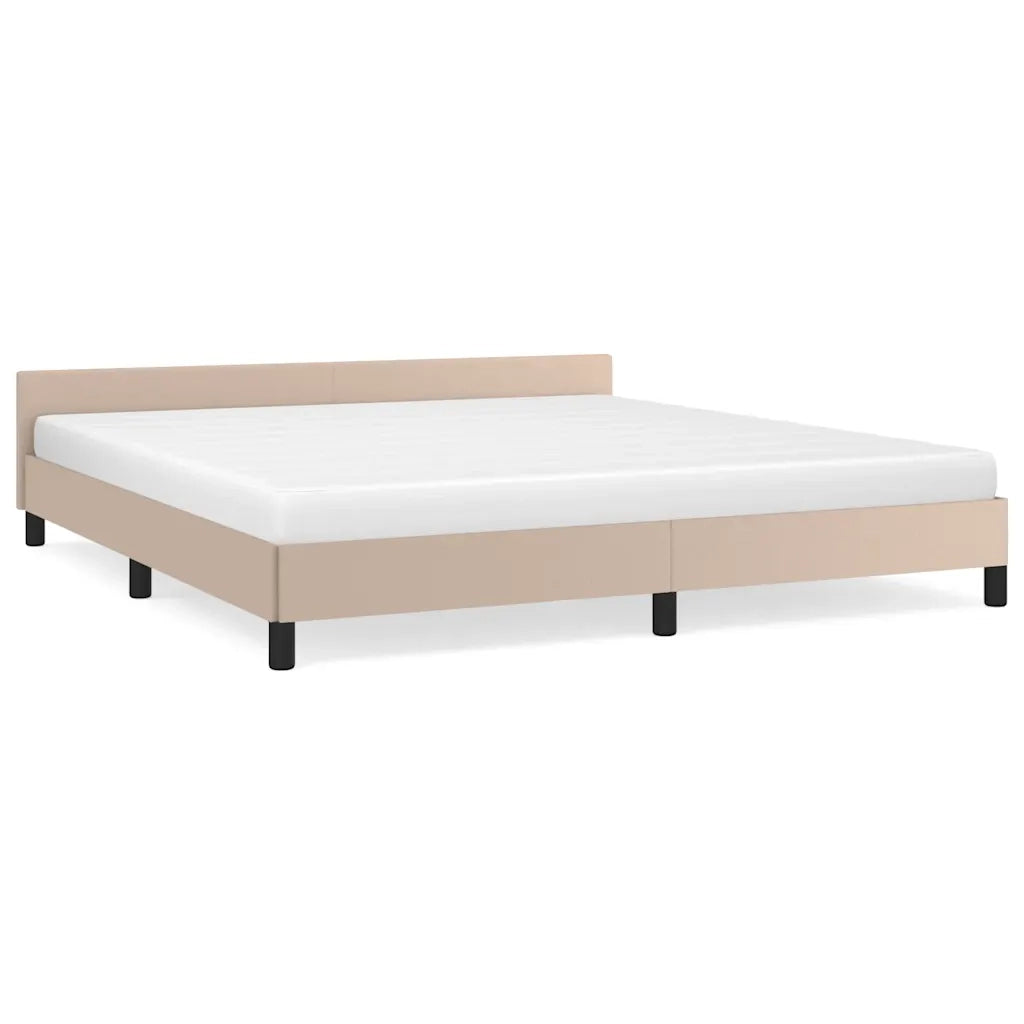 Giroletto con Testiera senza Materasso-Struttura Letto Cappuccino 160x200 cm