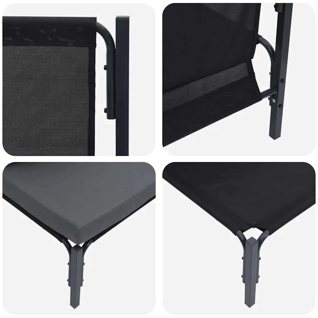 Mobili da Esterno 2 Pezzo Antracite 80 x 80 x 71 cm Acciaio CFW3932539
