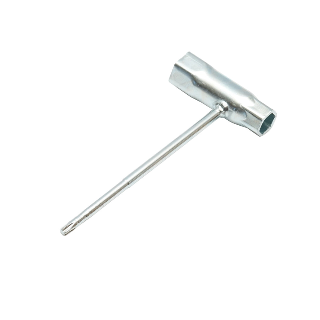 Chiave per candele per motosega 13x19x130mm con cacciavite Torx incluso