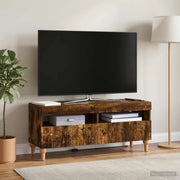 Mobile TV LED ALKMAAR 100 x 35 x 43 cm Rovere Fumo 896330