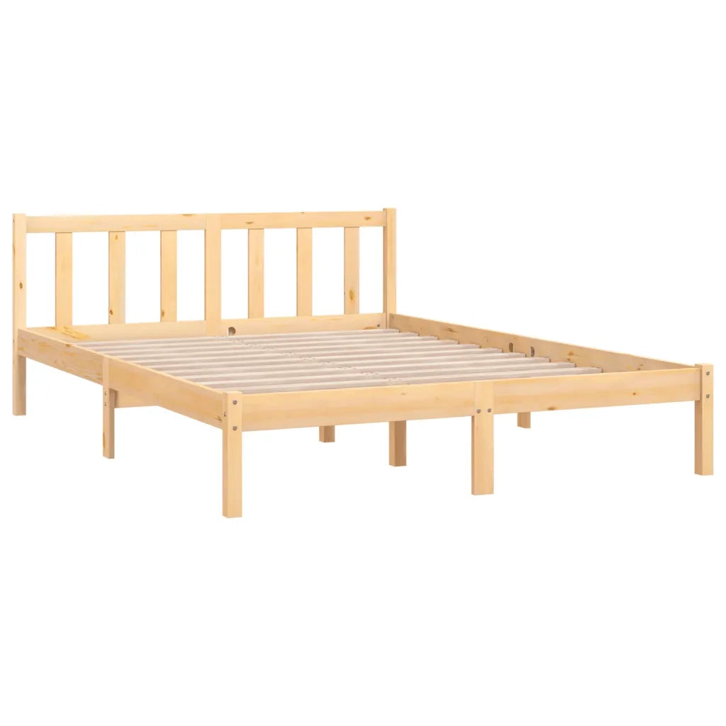 Giroletto-Struttura Letto in Legno Massello di Pino 140x200 cm 311829