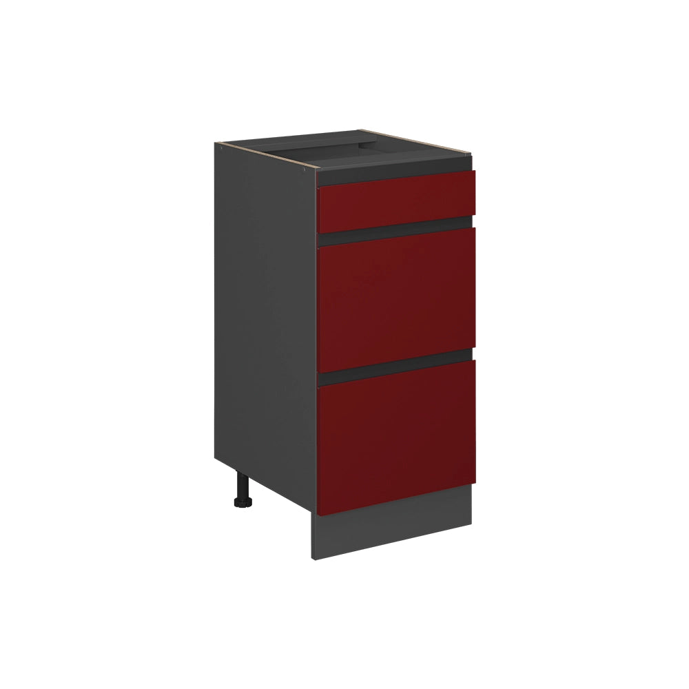Vicco Frontale cucina Rosso 39.6 x 70.4 cm frontale del mobile per mobile base con cassetti