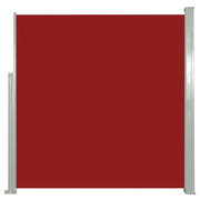 Tenda da sole laterale retrattile/schermo privacy per patio giardino terrazza balcone 140 x 300 cm rosso 02_0007092