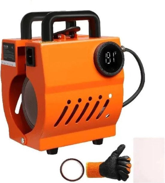 Bicchieri ceramici portatili - Ruotino - Bicchieri termoresistenti - Bicchieri portatili - Portatile - 110z/150z - Arancione