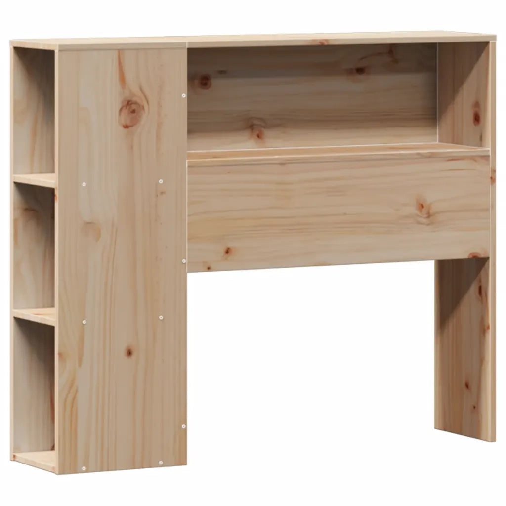 Giroletto con Libreria senza Materasso 75x190 cm in Legno Pino