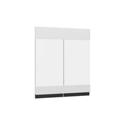 Vicco Frontale cucina Bianco 59.2 x 59 cm frontale del mobile per pensile con vetro