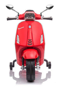 Scooter Elettrico per Bambini Licenza Ufficiale Piaggio Vespa 12V 4,5Ah Rosso