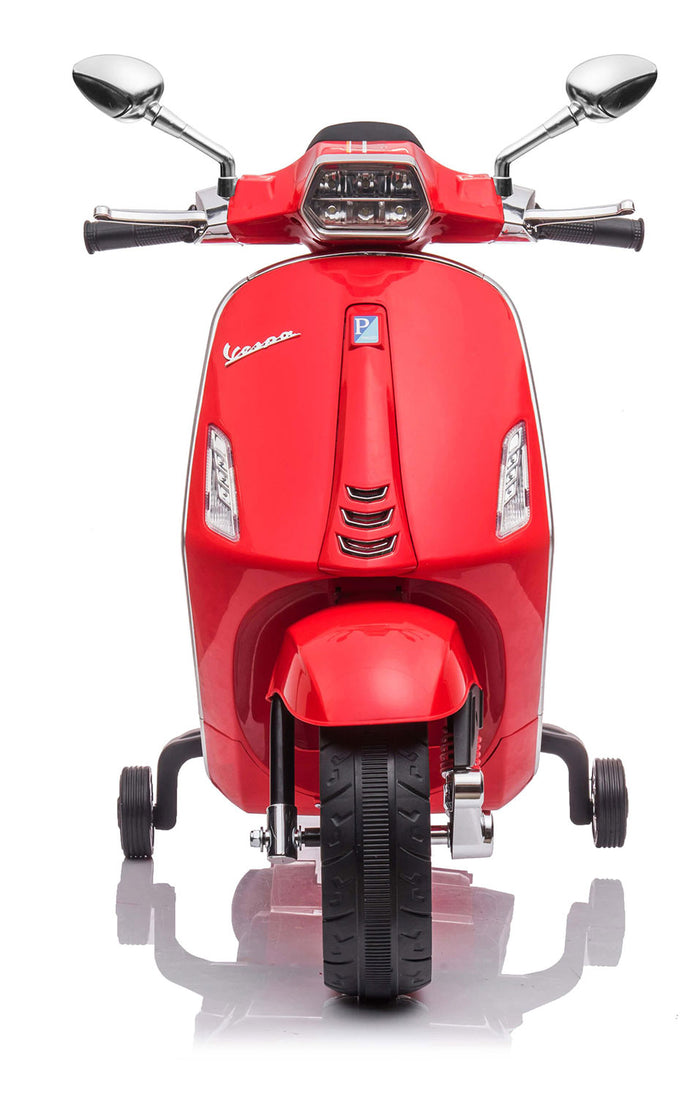Scooter Elettrico per Bambini Licenza Ufficiale Piaggio Vespa 12V 4,5Ah Rosso