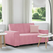 Divano a 2 Posti Rosa 160x78x84 cm in Velluto 4105013