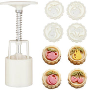 Set per torte a forma di piatto, piatto per torte con 4 estensioni di spessore regolabili per la cottura, torte da assemblaggio, biscotti e dessert (E)