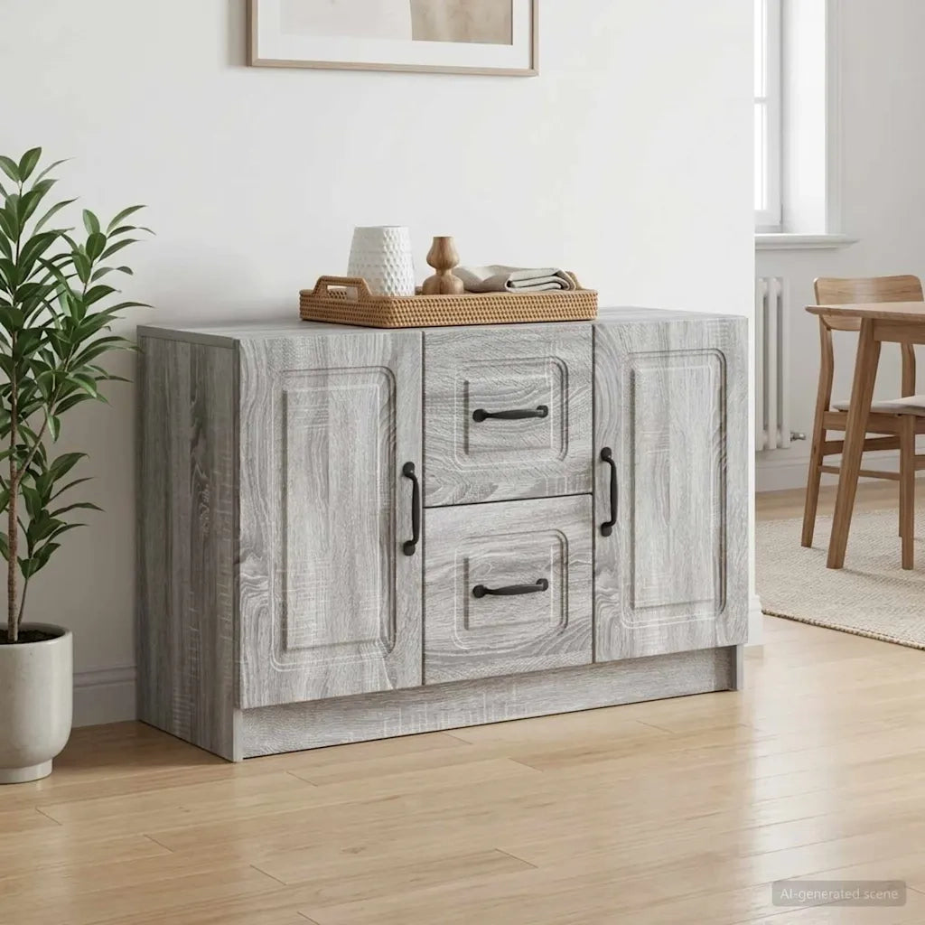 Credenza Grigio Sonoma 89 x 34,5 x 57 cm Legno ingegnerizzato 895811