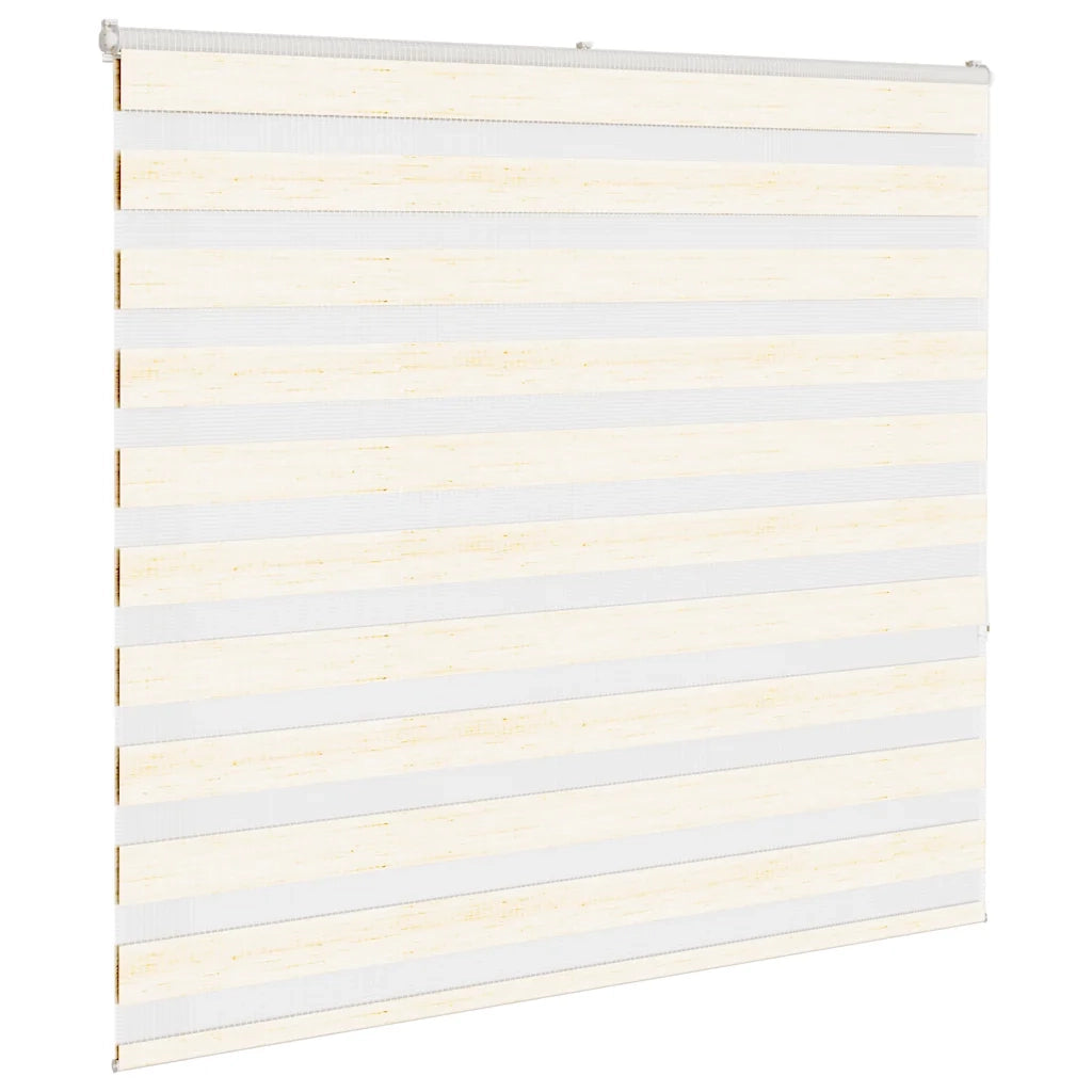 vidaXL Tenda a Rullo Zebra Larghezza Tessuto 155,9 cm Poliestere