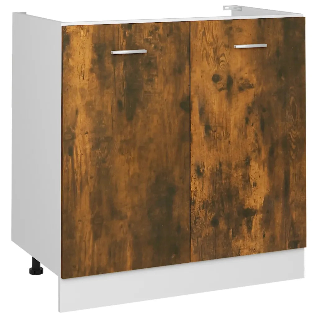 Mobile Sottolavello “Lyon” Rovere Fumo 80x46x81,5 cm 815564