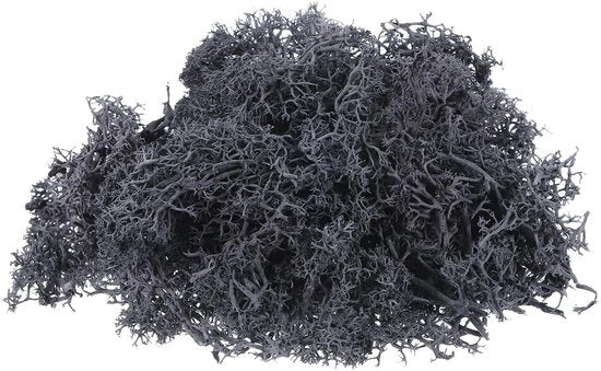 Sourcing Map 3,5 oz Kunstmatig Mos Naturale Conservato per Arte e Decorazione per Fiori Progetti di Fai da Te per Muro, Matrimonio, Giardino, Terrario Decorazione (Grigio)