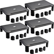 Monitor stand adattabile in altezza - piedini rimovibili - prodotto UE - 5 pezzi