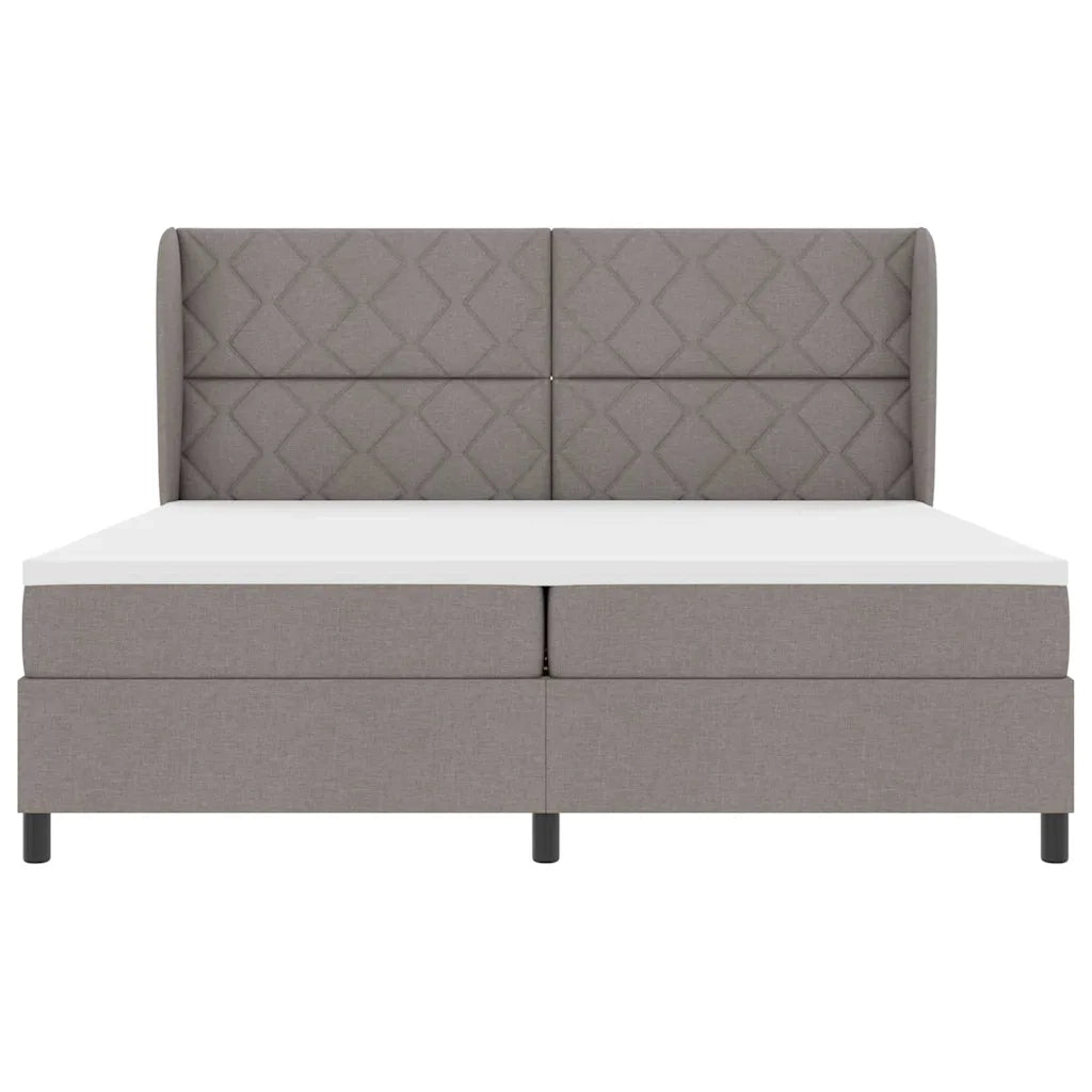 Letto a molle con materasso Talpa 200 x 200 cm Tessuto 3340652