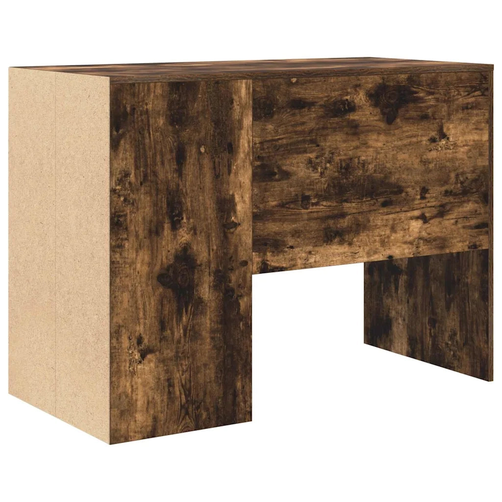 Scrivania | Tavolo da Ufficio Rovere fum¨¦ 102 x 50 x 75 cm Legno multistrato