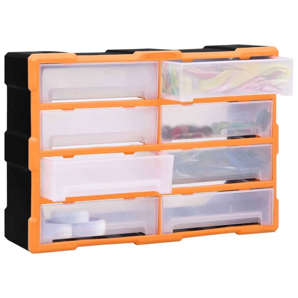 Mobile Contenitore con 8 Cassetti Grandi 52x16x37 cm CFW4519491