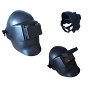 Trade Shop - Maschera Per Saldatura Casco Per Fabbro Protezione A Cristalli Liquidi Visiera -