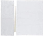 Sedili da Regista in Tela di Alta Qualità - Piastrine di Sostituzione - Portatile - 2 Pezzi - Sostenibile - Inclusi Accessori per Broderia - Piastrine per Sedili