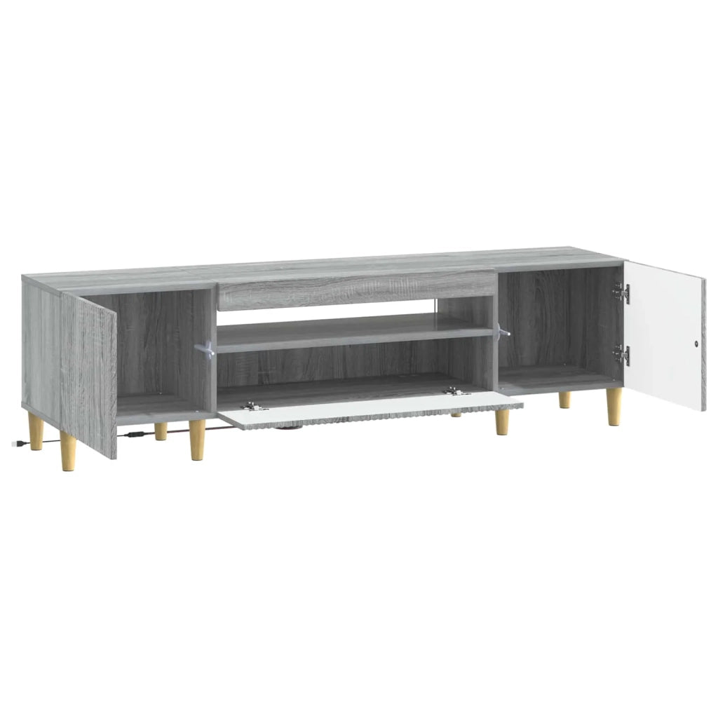 Mobile TV LED Sonoma grigio Legno ingegnerizzato 896691