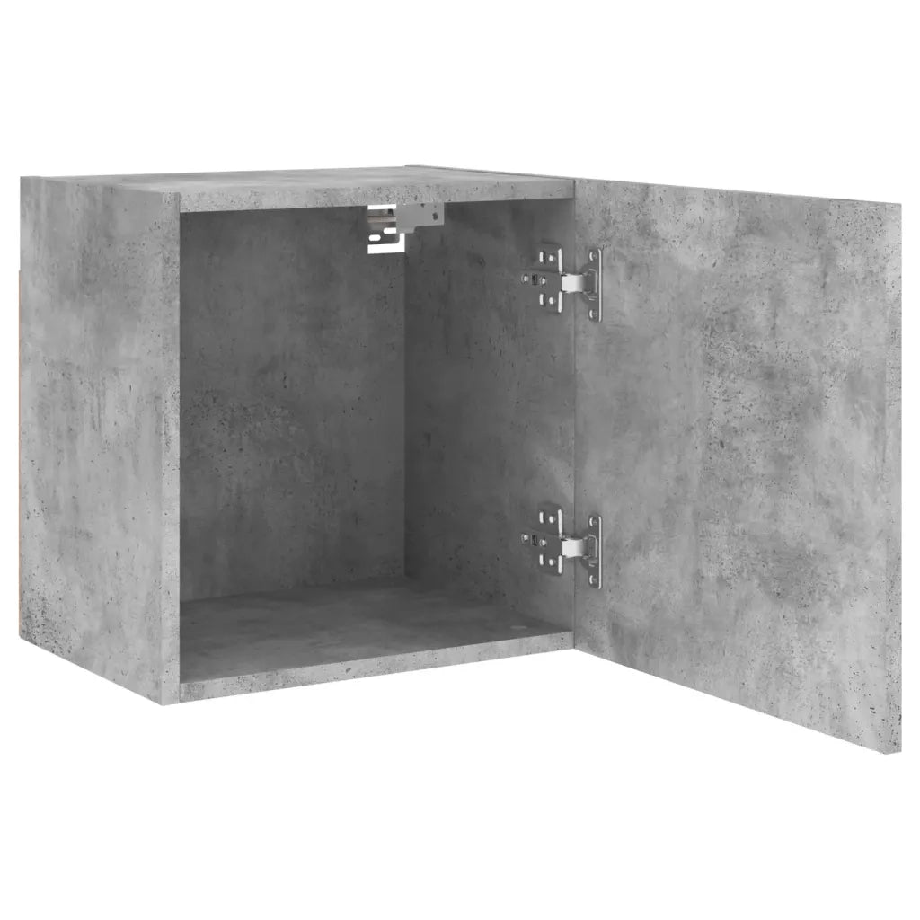 Mobile TV Parete Grigio Cemento 40,5x30x40 cm Legno Multistrato 836902