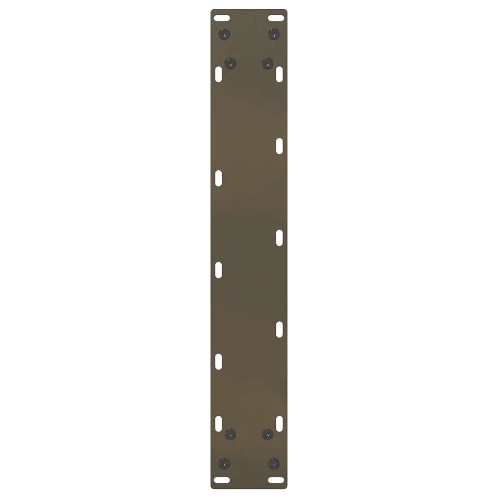 Gambe per tavolo da bar a forma di U 2 pz in acciaio naturale 40x(110-111) cm 4013243