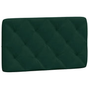 Cuscino Testiera Verde Scuro 90 cm in Velluto CFW3390904