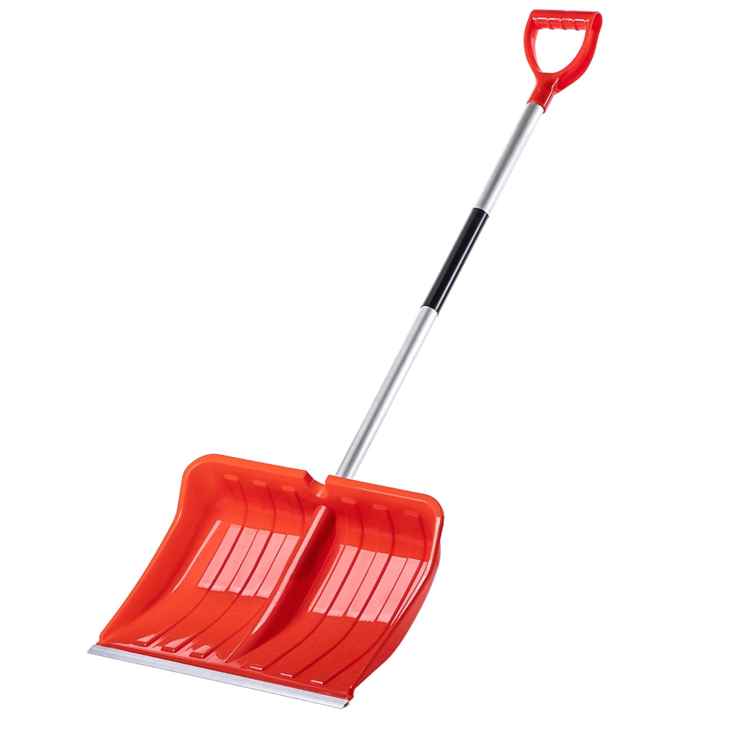 Pala da neve KADAX, grande, robusta per la rimozione della neve, con manico in alluminio.